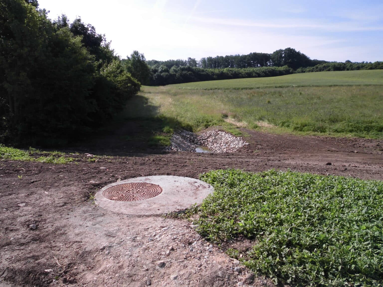 Hochwasserrückhaltebecken Galgenberg in Schillingsfürst Ingenieurbüro